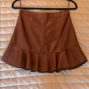 BB Dakota faux leather skirt